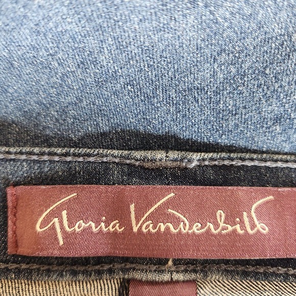 Gloria Vanderbilt Womens Amanda Jeans Plus Size 22W Petites Dark Wash Stretch - Picture 5 of 9